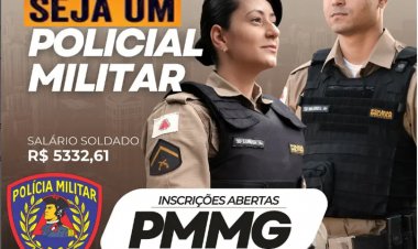 Polícia Militar tem inscrições abertas para concurso para admissão de soldados