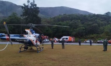 Helicóptero dos Bombeiros cai e 6 pessoas morrem em Minas Gerais