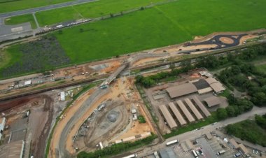 Viaduto que dá acesso ao Aeroporto do Vale do Aço entra em fase final de obras
