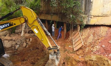 Prefeitura de Fabriciano inicia obras emergenciais nas pontes do bairro Santa Terezinha