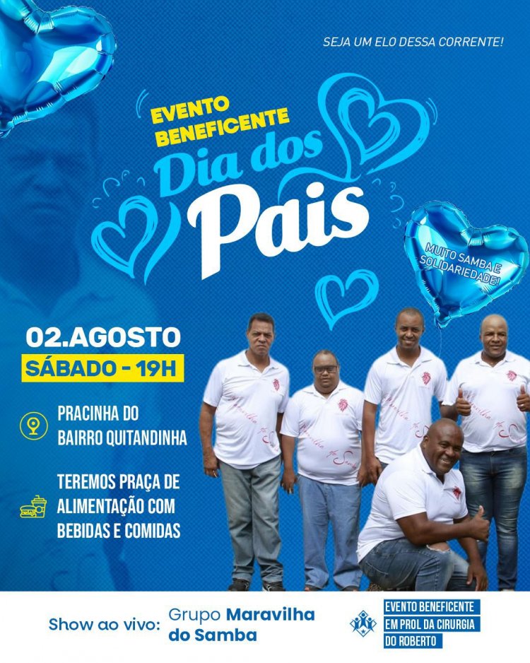 Evento Beneficente com o Grupo Maravilha do Samba