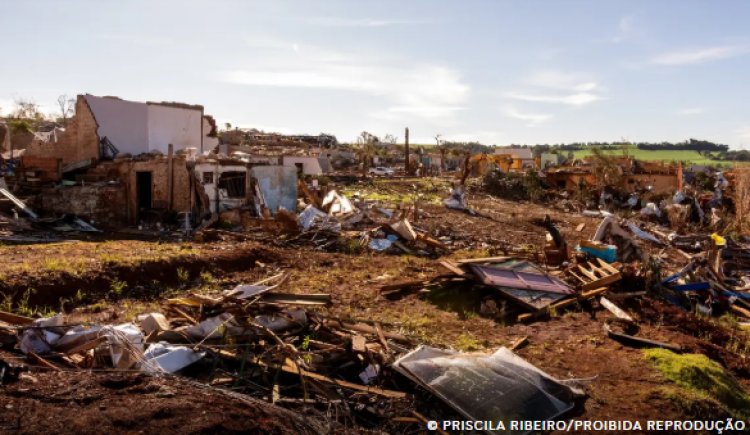 Médicos e psicólogos do SUS atendem vítimas do tornado no Paraná