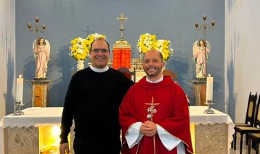 Nesta segunda-feira,  24/08, o pároco Pe. Fernando, foi acolhido pelo reitor Pe