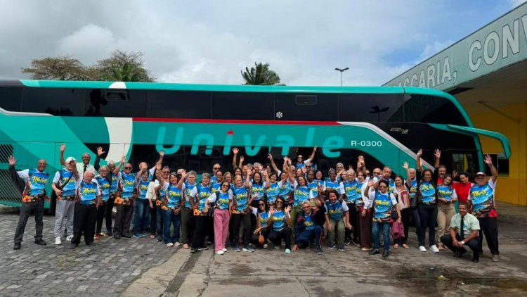 Associação dos Aposentados e Pensionistas de Timóteo promove viagem e valoriza qualidade de vida