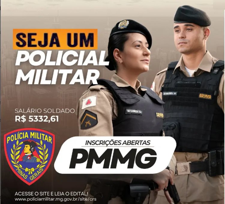 Polícia Militar tem inscrições abertas para concurso para admissão de soldados