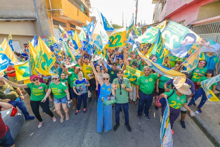 Caminhadas com grande participação da comunidade marcam o fim de semana da campanha de Gustavo Nunes 