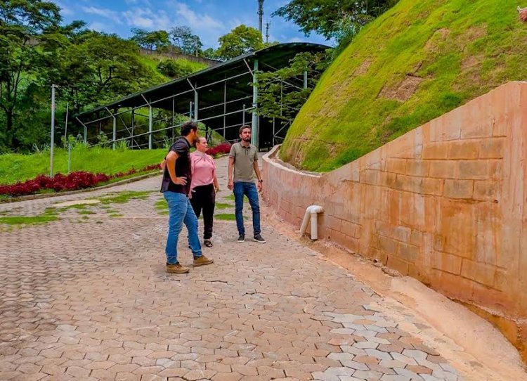 Prefeitura de Ipatinga conclui muro de arrimo na Escola Ary Malta, no bairro Iguaçu